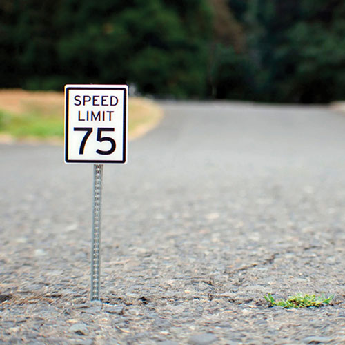 AZMM0111 - Speed Limit 75 Sign