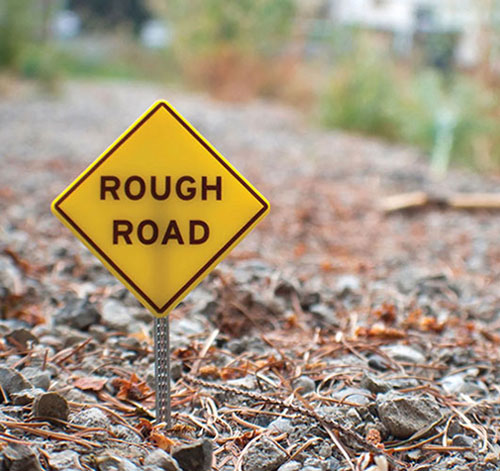 AZMM0115 - Rough Road Sign