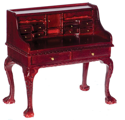 AZP3086 - Secretary Desk, Mahogany