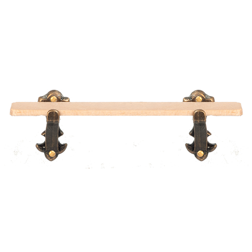 AZS1908 - Shelf With 2 Brackets/4 Nails