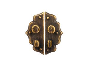 AZS3012 - Cabinet Pull Panels, Antique Brass, 2