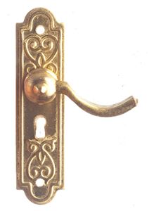 AZS3073 - Door Lever Handle/Brass