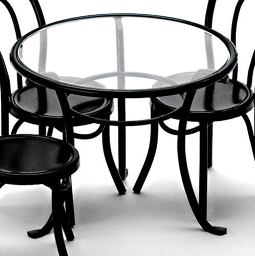 AZS8509 - Patio Table, Black