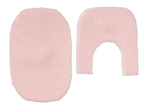 AZSH0148 - 1/2 Pink Bathroom Rugs