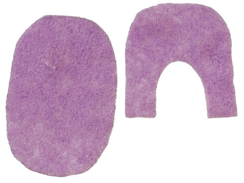AZSH0150 - 1/2 Lilac Bathroom Rug