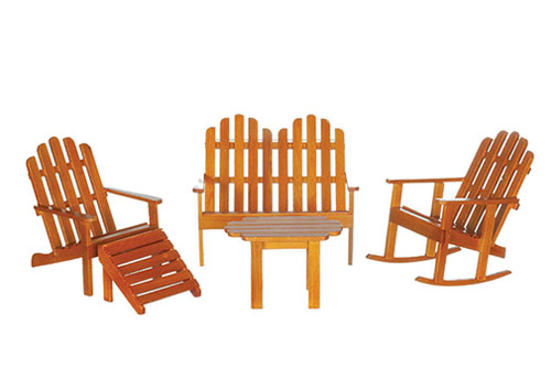AZT0540 - Adirondack Furn/Set/5/Wal
