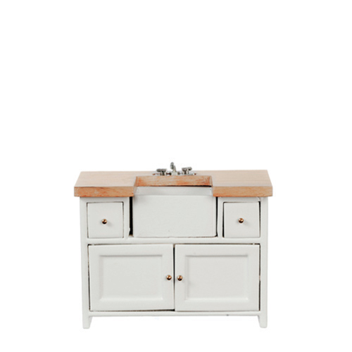 AZT2613 - Rs Small Kitchen Sink, White/Oak