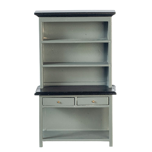 AZT2667 - Rs Kitchen Hutch, Gray/Black