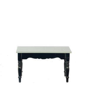 AZT2679 - Rs Table With Turned Leg, Bk/Gs