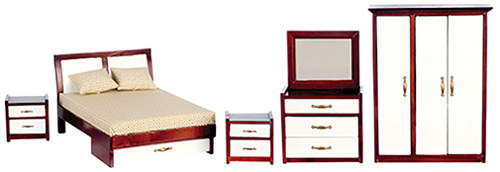 AZT3268 - Modern Bedroom Set/5/Mahogany