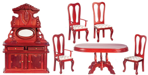 AZT3347 - Discontinued: Mahogany Dining Rm Set, 6