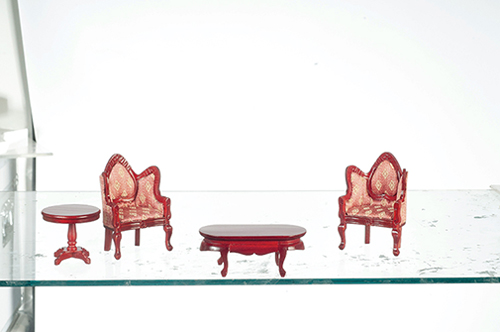 AZT3503 - Victorian Oval Coffee Table, Mahogany