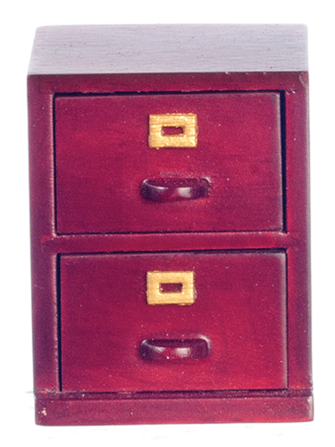 AZT3562A - 2 Drawer File Cabinet/Mahogany