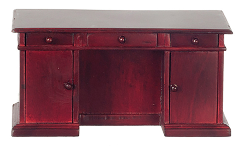 AZT3621 - Kneehole Desk, Mahogany