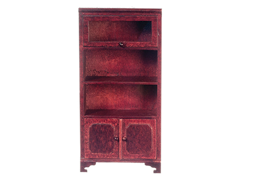 AZT3871 - Bookcase, 1-Glass Door, Mahogany