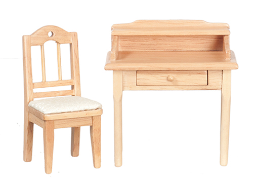 AZT4274 - Small Desk With Chair, Oak