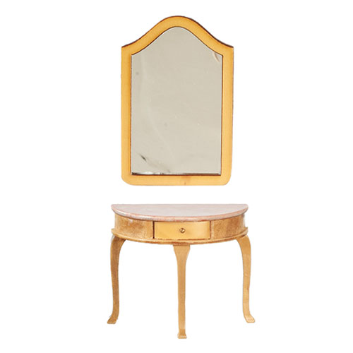 AZT4444 - Demi-Table W/Mirror/0Ak