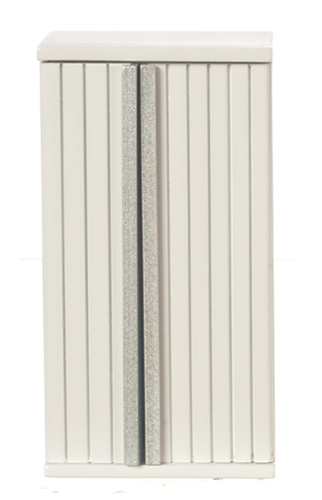 AZT5129 - Modern Refrigerator With Ribs, White