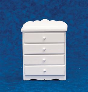 AZT5139 - 4-Drawer Chest, White With Decal