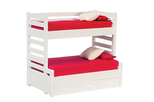 AZT5171 - Discontinued: Bunkbed With Trundle/White/Cb