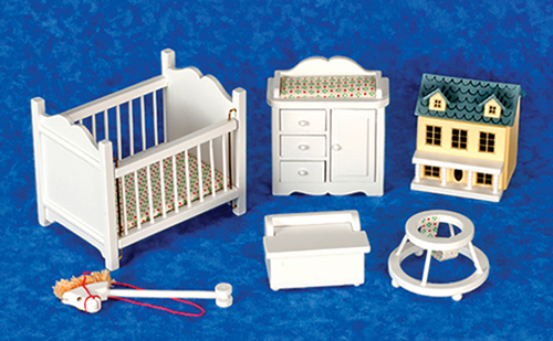 AZT5302 - Nursery Set, White, 6Pc