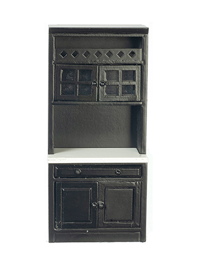 AZT5840 - Cabinet With Shelves, Black