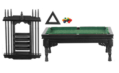 AZT5996 - Pool Table Set, Black