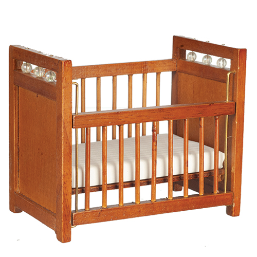 AZT6048 - Crib, Walnut, Cb
