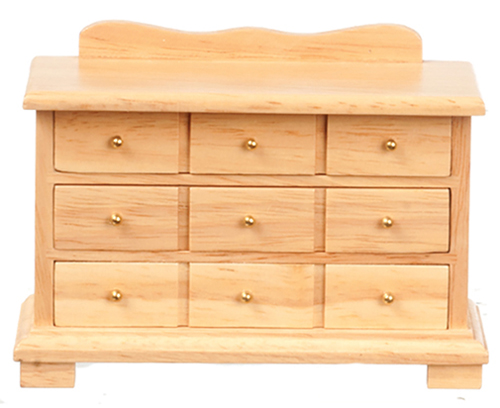 AZT6079N - Discontinued: Triple Dresser, Oak