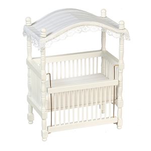 AZT6133W - Canopy Crib, White, Cb