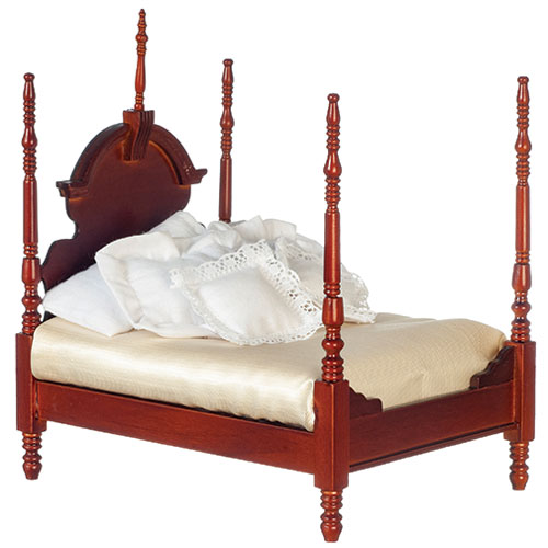 AZT6381 - 4-Poster Bed, Walnut