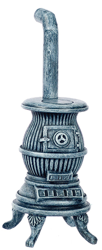 AZT6659 - Discontinued: Pot Belly Stove, Gray