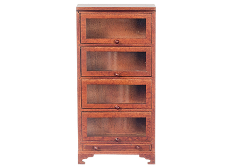 AZT6870 - Bookcase/4 Glass Doors/Wa