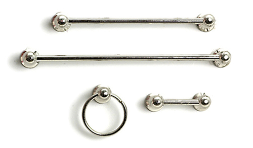 AZT8463 - Towel Rack Set, Chrome, 4Pc