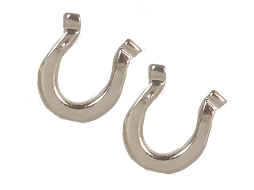 AZT8586 - Horseshoes, 2, Silver