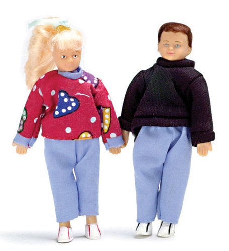 AZ00065 - Teenager Dolls, Set/2
