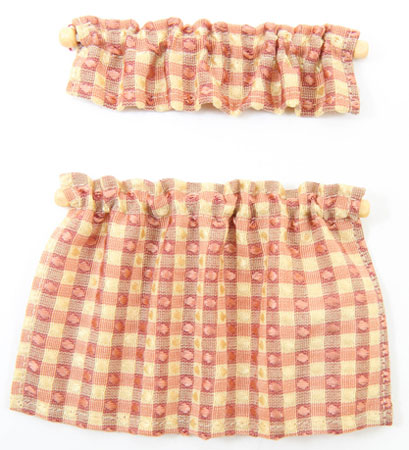 BB70032 - Cafe Curtains:  Mauve