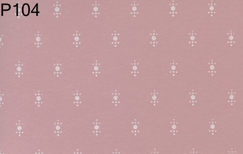BH104 - Prepasted Wallpaper, 3 Pieces: Print On Rose
