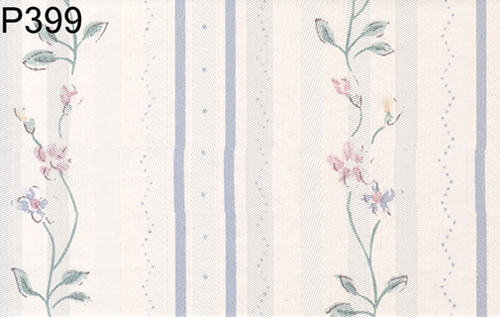 BH399 - Prepasted Wallpaper, 3 Pieces: Blue Moire Stripe