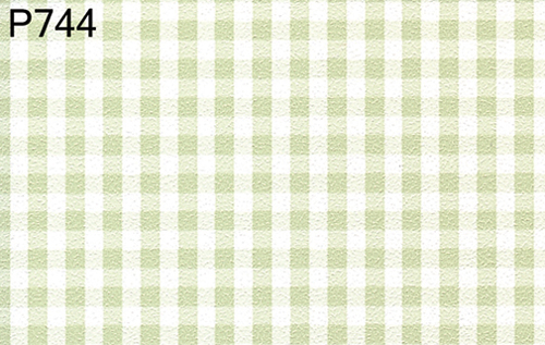 BH744 - Prepasted Wallpaper, 3 Pieces: Spring Green Gingham