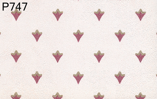 BH747 - Prepasted Wallpaper, 3 Pieces: Rd Sconces On Wh