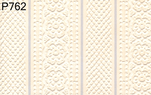 BH762 - Prepasted Wallpaper, 3 Pieces: Blue Stripe/Cream Texture