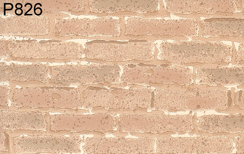 BH826 - Prepasted Wallpaper, 3 Pieces: Yellow Brick