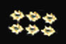 BLD127 - Small French Escutcheon 6Pcs
