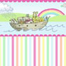 BP1ED113 - Wallpaper, 6pc: Noahs Ark