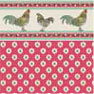 BP1KT605 - Wallpaper, 6pc: Rooster