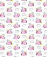 BPQCT105 - 1/4In Scale Wallpaper, 6pc: When Pigs Fly
