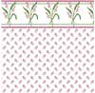 BPHFL104M - 1/2In Scale Wallpaper, 6pc: Bouquet, Mauve