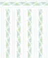 BPQVT103B - 1/4In Scale Wallpaper, 6pc: Fern Dance, Blue