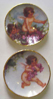 BYBCDD106 - Cherub Plates 2Pcs.